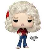 Dolly Parton #351 Dolly 77 Tour Diamond EE Exclusive Funko Pop Rocks vinyl figure out of box