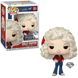 Dolly Parton #351 Dolly 77 Tour Diamond EE Exclusive Funko Pop Rocks figure in box and out of box
