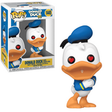 Donald Duck With Heart Eyes #1445 Funko Pop shown in-box and out-of-box, front view