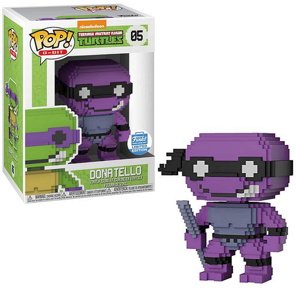 Donatello #05 – Teenage Mutant Ninja Turtles Funko Pop! 8-Bit [Neon Funko Limited Edition]