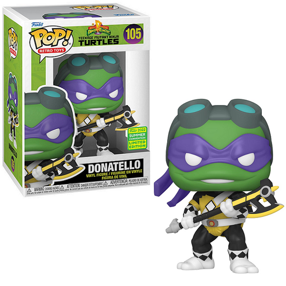 Donatello #105 - Teenage Mutant Ninja Turtles Funko Pop! Retro Toys [2022 Summer Convention Limited Edition]