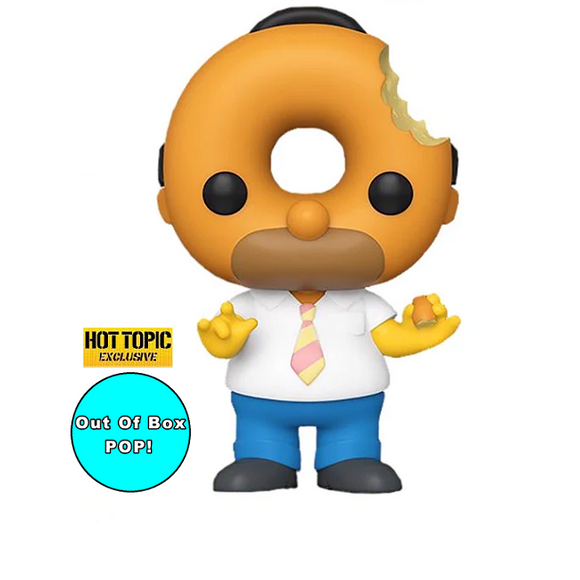 Donut Head Homer #1033 [OOB] - The Simpsons Treehouse of Horror Funko Pop! TV [Hot Topic Exclusive]