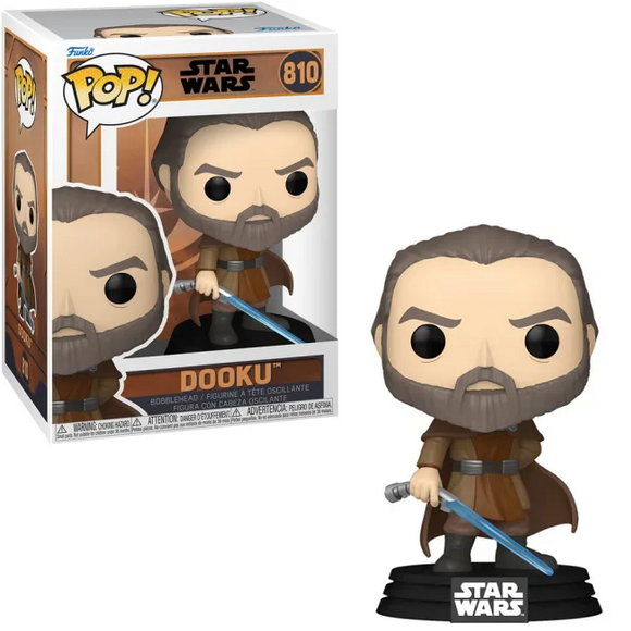 Dooku #810 Funko Pop! in box and out of box