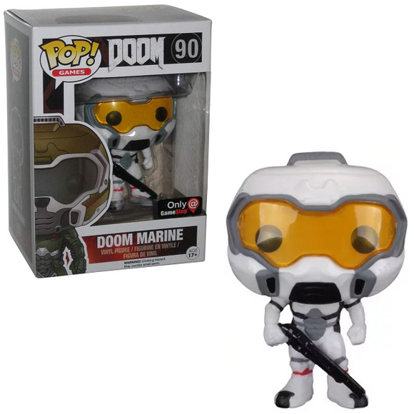 Doom Marine (Astronaut) #90 Funko Pop! in box and out of box
