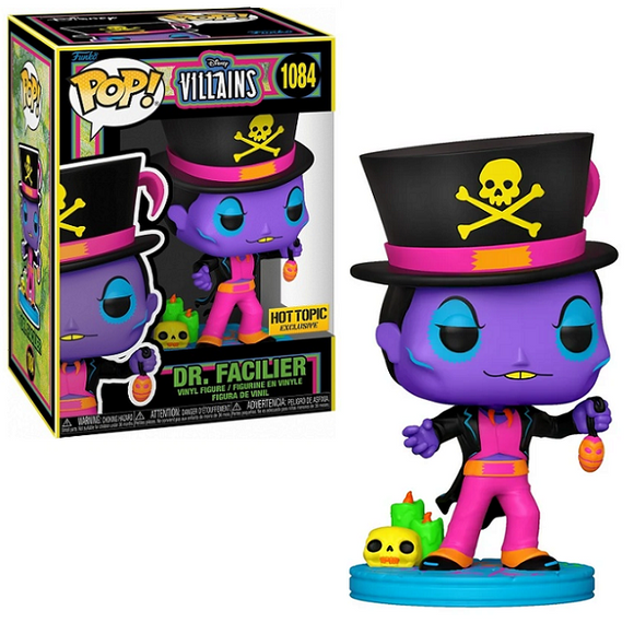 Dr Facilier #1084 - Disney Villains Funko Pop! [Blacklight Hot Topic Exclusive]