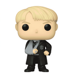 Draco Malfoy with Broken Arm Funko Pop #168 displayed out of box
