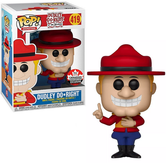 Dudley Do-Right #419 - Dudley Do-Right Funko Pop! Animation [2018 Canadian Convention Exclusive]