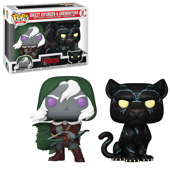 Drizzt Do'urden & Guenhwyvar - Dungeons & Dragons Funko Pop! Games