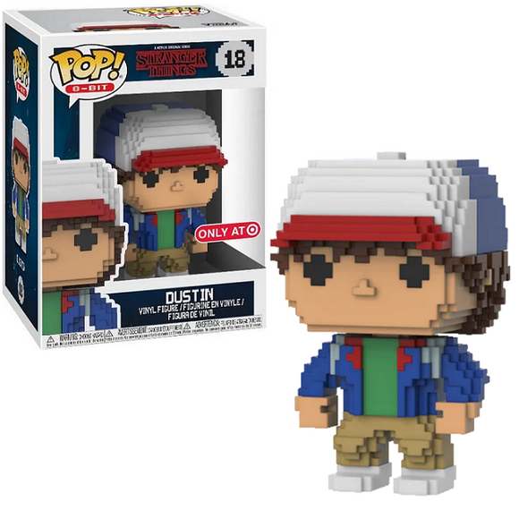 Dustin #18 - Stranger Things Funko Pop! 8-Bit [Target Exclusive]