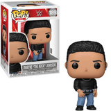 Dwayne The Rock Johnson with Fanny Pack #189 WWE Funko Pop! in box and out of box