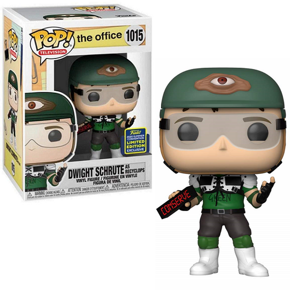 Dwight Schrute As Recyclops #1015 - The Office Funko Pop! TV [2020 Summer Convention Exclusive]