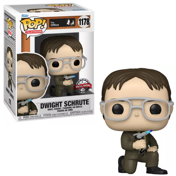 Dwight Schrute with Blow Torch #1178 Funko Pop! in box and out of box