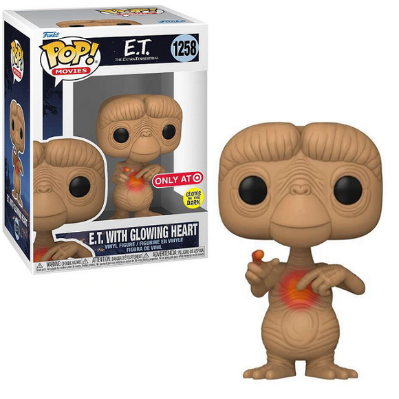 ET With Glowing Heart #1258 - ET Funko Pop! Movies [Gitd Target Exclusive]