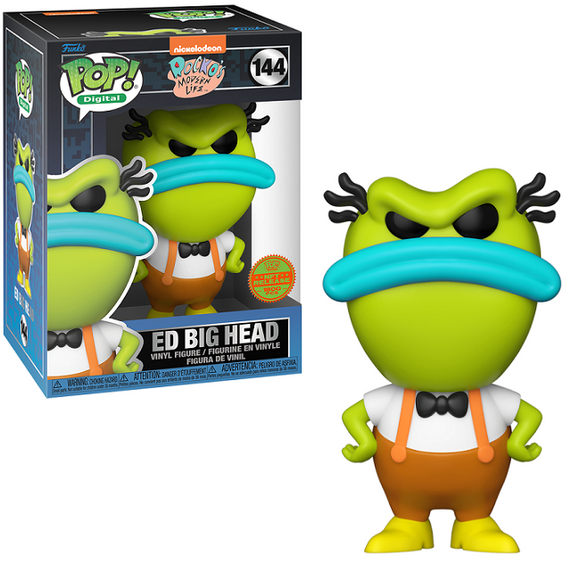 Ed Big Head #144 - Rocko's Modern Life Funko Pop! [Digital Release LE 1800 Pcs]