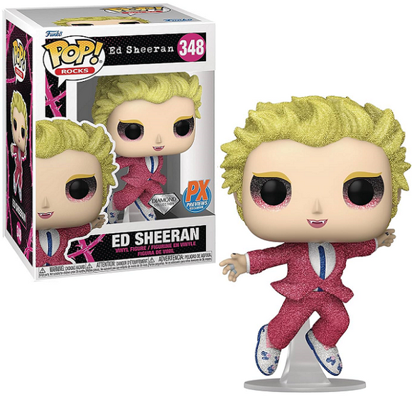 Ed Sheeran #348 - Ed Sheeran Funko Pop! Rocks [Bad Habits Diamond Px Exclusive]