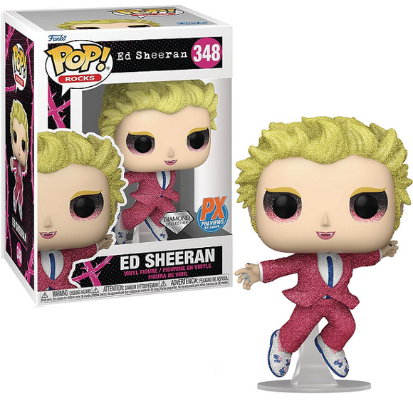 Ed Sheeran #348 - Ed Sheeran Funko Pop! Rocks [Bad Habits] [Diamond Px Exclusive]