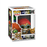 Ed and Ein Funko Pop #470 displayed inside the box