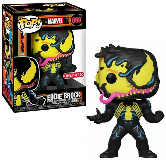 Eddie Brock #869 - Marvel Funko Pop! [Blacklight Target Exclusive]