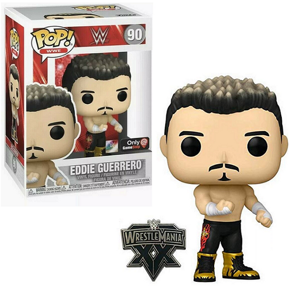 Eddie Guerrero #90 – Wrestling Funko Pop! WWE [With Pin GameStop Exclusive]