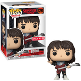 Eddie #1250 Stranger Things Funko Pop — in box and out of box display