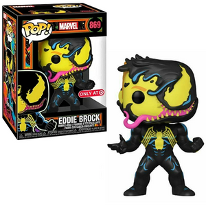 Eddie Brock #869 - Marvel Funko Pop! [Blacklight Target Exclusive] [Minor Box Damage]