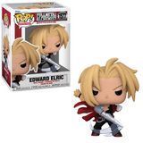 Edward Elric #1577 Metallic Funko Pop in box and out of box