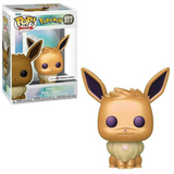 Eevee #577 Funko Pop! shown in box and out of box, front view