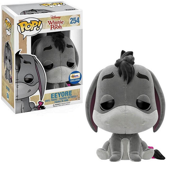 Eeyore #254 - Winnie the Pooh Funko Pop! [Flocked Gemini Exclusive]