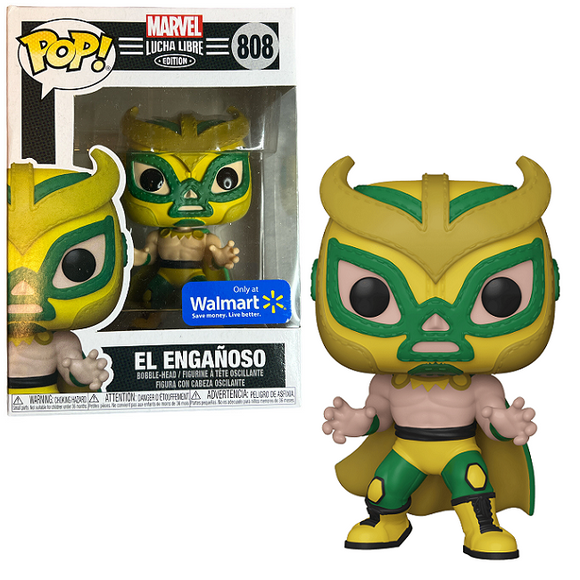 El Engañoso Loki Funko Pop #808 in and out of the box  