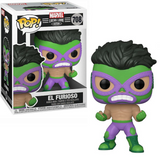 El Furioso #708 Marvel Luchadores Hulk Funko Pop in box and out of box
