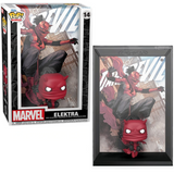 Elektra #14 Marvel Daredevil Funko Pop! Comic Covers in box and out of box display case