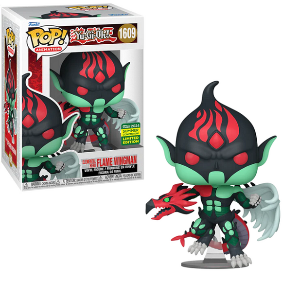 Elemental Hero Flame Wingman #1609 - Yu-Gi-Oh! Funko Pop! Animation  [2024 Summer Convention Limited Edition]