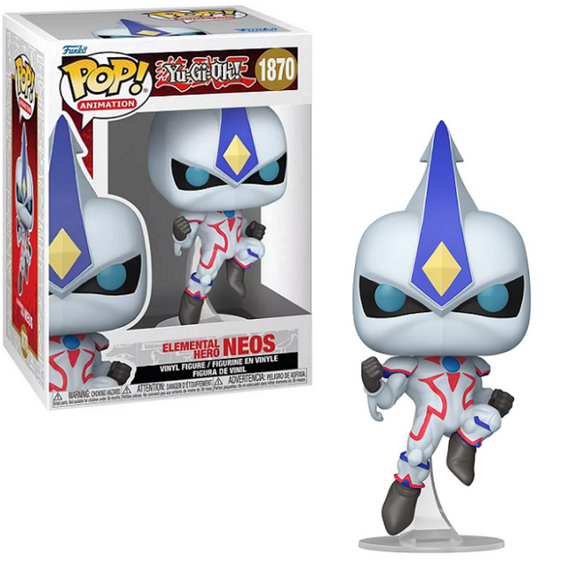 Elemental Hero Neos #1870 Yu-Gi-Oh Funko Pop Animation in box and out of box