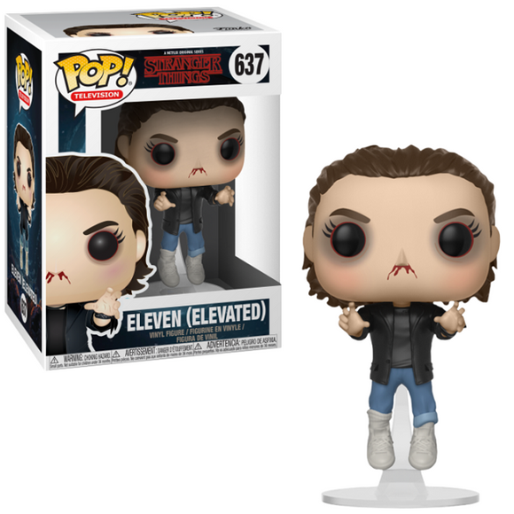 Eleven (Elevated) #637 Stranger Things Funko Pop! in and out of box