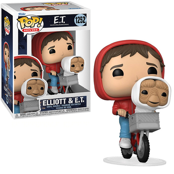 Elliot & ET #1252 - ET Funko Pop! Movies [in Bike Basket]