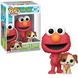 Elmo & Tango #1611 Funko Pop from Sesame Street shown in and out of box