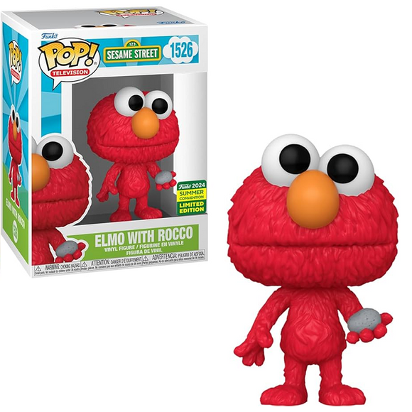 Elmo with Rocco #1526 Sesame Street Funko Pop Vinyl Figure