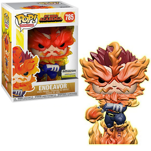 Endeavor #785 – My Hero Academia Funko Pop! Animation [Gitd Amazon Exclusive]