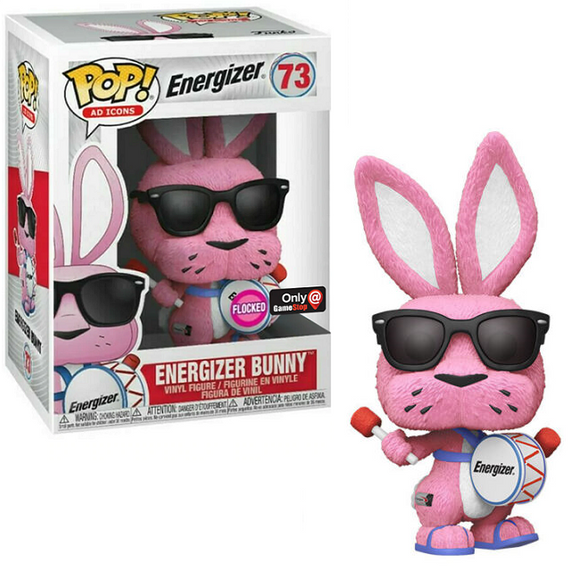 Energizer Bunny #73 - Energizer Funko Pop! Ad Icons [Flocked GameStop Exclusive]