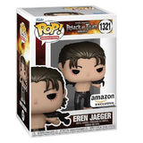 Eren Yeager #1321 Metallic Amazon Exclusive Attack on Titan Funko Pop figure in original box