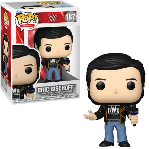 Eric Bischoff #187 Funko Pop! in box and out of box