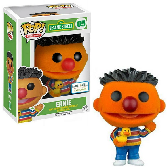 Flocked Ernie #05 Sesame Street Funko Pop Vinyl Figure
