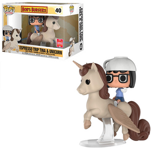 Espresso Trip Tina & Unicorn #40 - Bobs Burgers Funko Pop! Rides [2018 Summer Covention Exclusive]