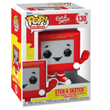 Etch A Sketch #130 Funko Pop figure inside its box