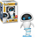 Eve #1116 WALL-E Funko Pop shown in-box and out-of-box, front view
