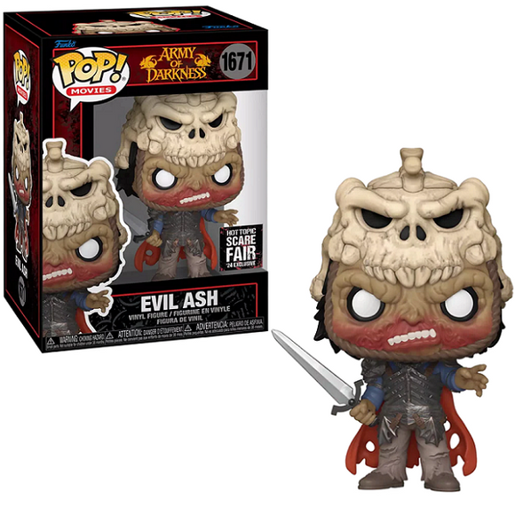 Evil Ash #1671 - Army of Darkness Funko Pop! Movies [Hot Topic Scare Fair 2024 Exclusive]