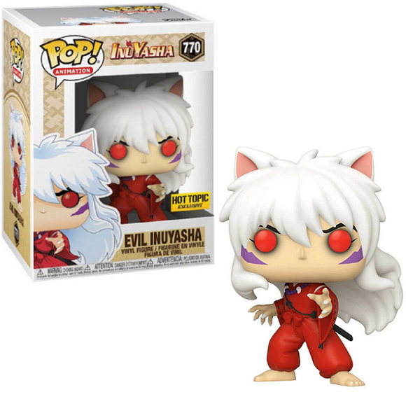 Evil Inuyasha #770 - Inuyasha Funko Pop! Animation [Hot Topic Exclusive]