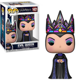 Evil Queen #1421 Disney Snow White Live Action Funko Pop figure in box and out of box with crown and gown