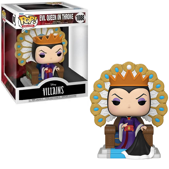 Evil Queen on Throne #1088 - Disney Villains Funko Pop! Deluxe