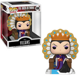 Evil Queen on Throne #1088 Disney Villains 6 inch Funko Pop in box and out of box